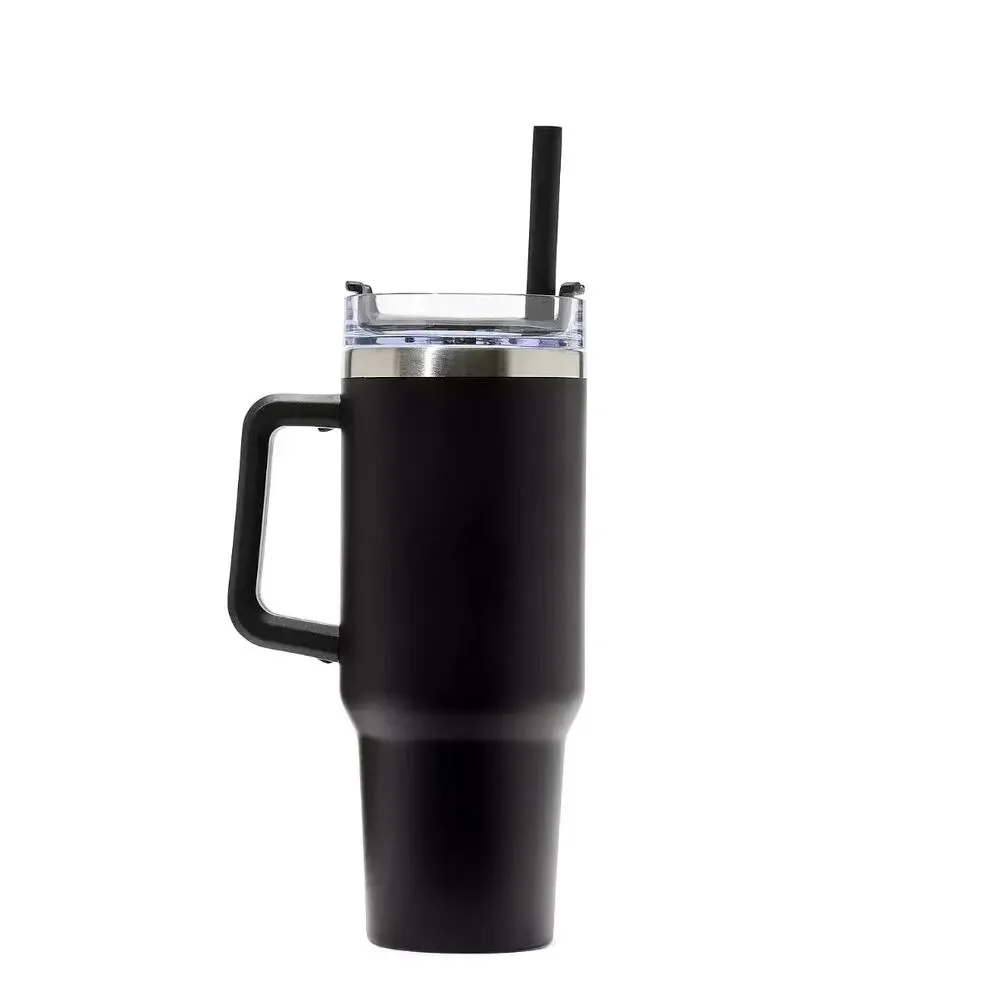 Victoria's Secret VSX Tumbler Black Quencher Stainless Steel Vacuum Insulated